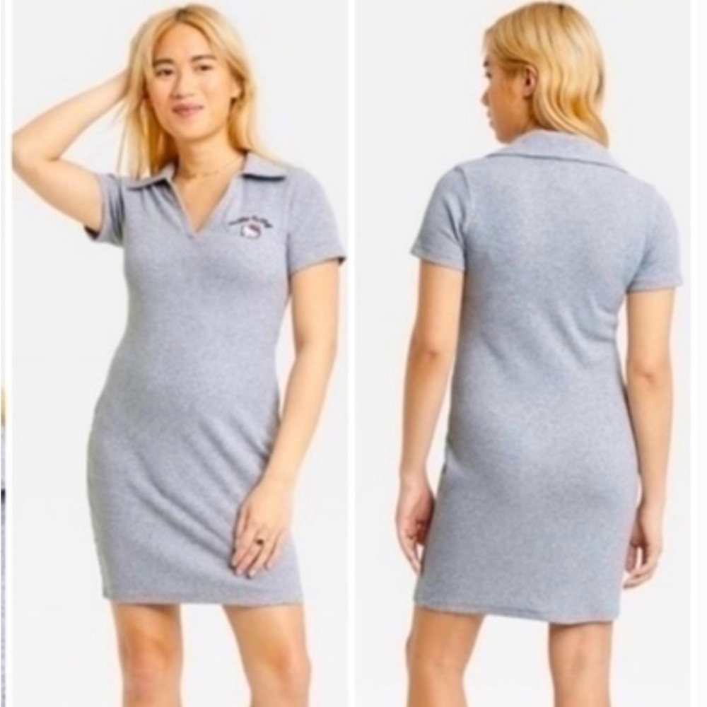 Sanrio Hello Kitty women’s Grey Polo dress